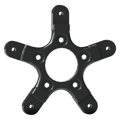 Adapter bromsskiva Arlen Ness svart anodiserad