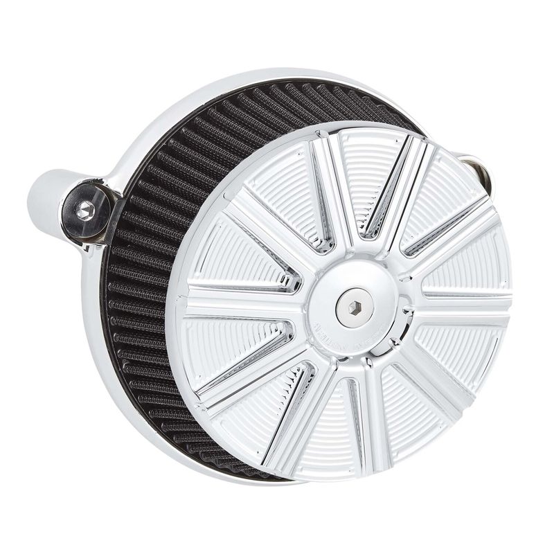 Luftfiltersats Arlen Ness 10-GAUGE 1 Sucker krom Softail 18-24