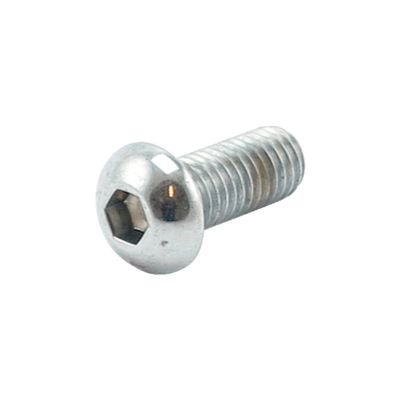 Insexskruvar Colony 6mm 50mm kupolhuvud krom (10-pack)