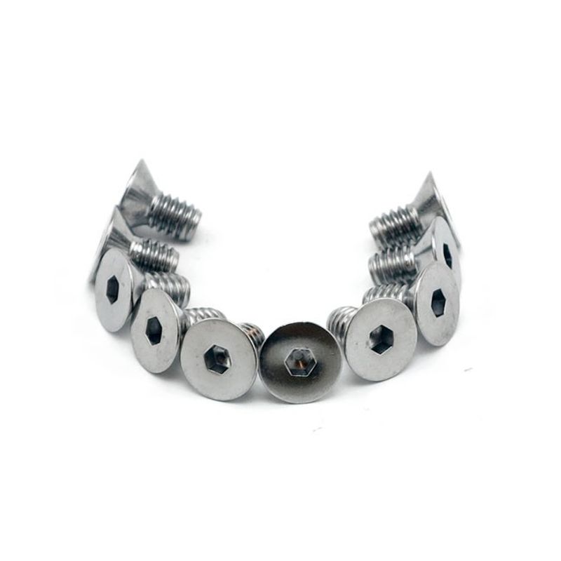 Insexskruvar Colony 5/8-18x1-1/2 platt krom (10-pack)