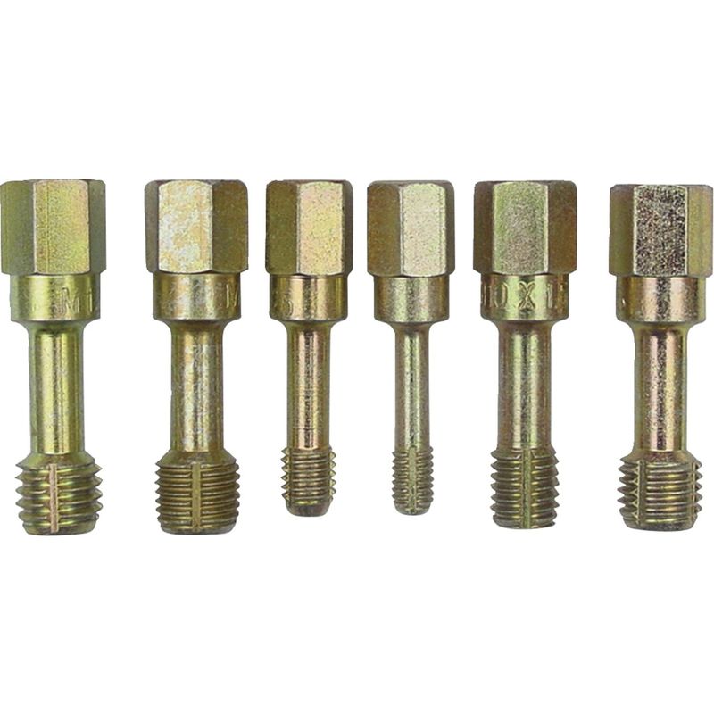 Gängrensningssats tappar Lang Tools 6 delar metrisk (6-pack)
