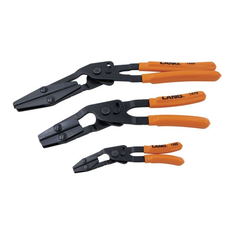Slangklämtångsats vinklad Lang Tools