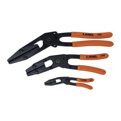 Slangklämtångsats vinklad Lang Tools