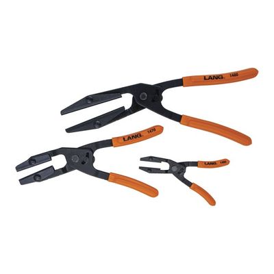 Slangklämtångsats vinklad Lang Tools