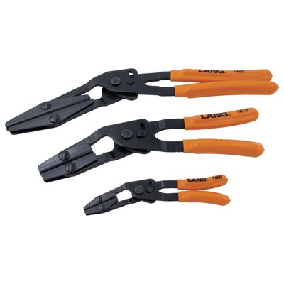 Slangklämtångsats vinklad Lang Tools