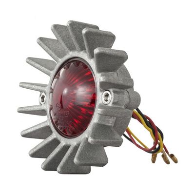 Baklykta LED Motone Big Fin blästrad utan fäste ECE