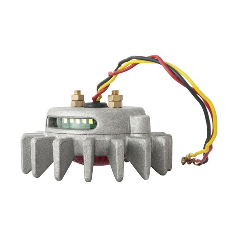 Baklykta LED Motone Big Fin blästrad utan fäste ECE