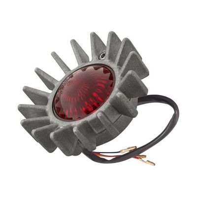 Baklykta LED Motone Big Fin blästrad utan fäste ECE