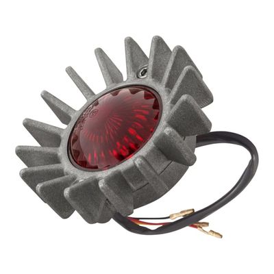 Baklykta LED Motone Big Fin blästrad utan fäste ECE