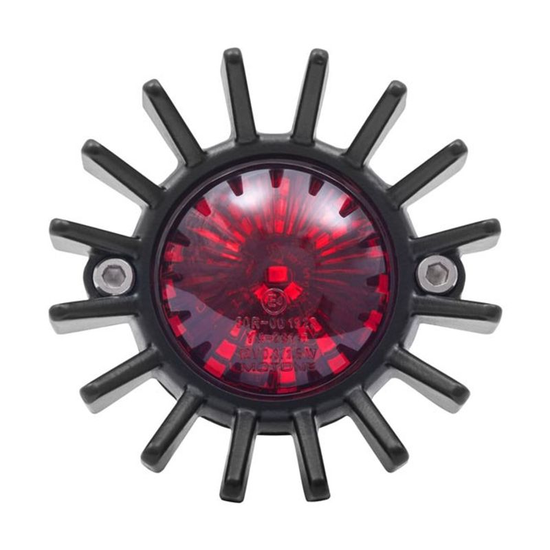 Baklykta Motone Fin LED svart