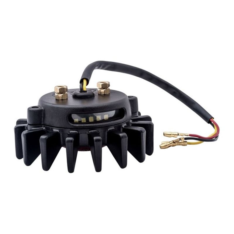Baklykta Motone Fin LED svart