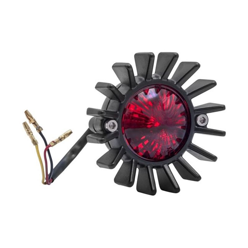 Baklykta Motone Fin LED svart