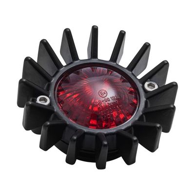 Baklykta Motone Fin LED svart