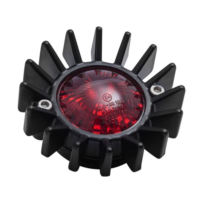 Baklykta Motone Fin LED svart
