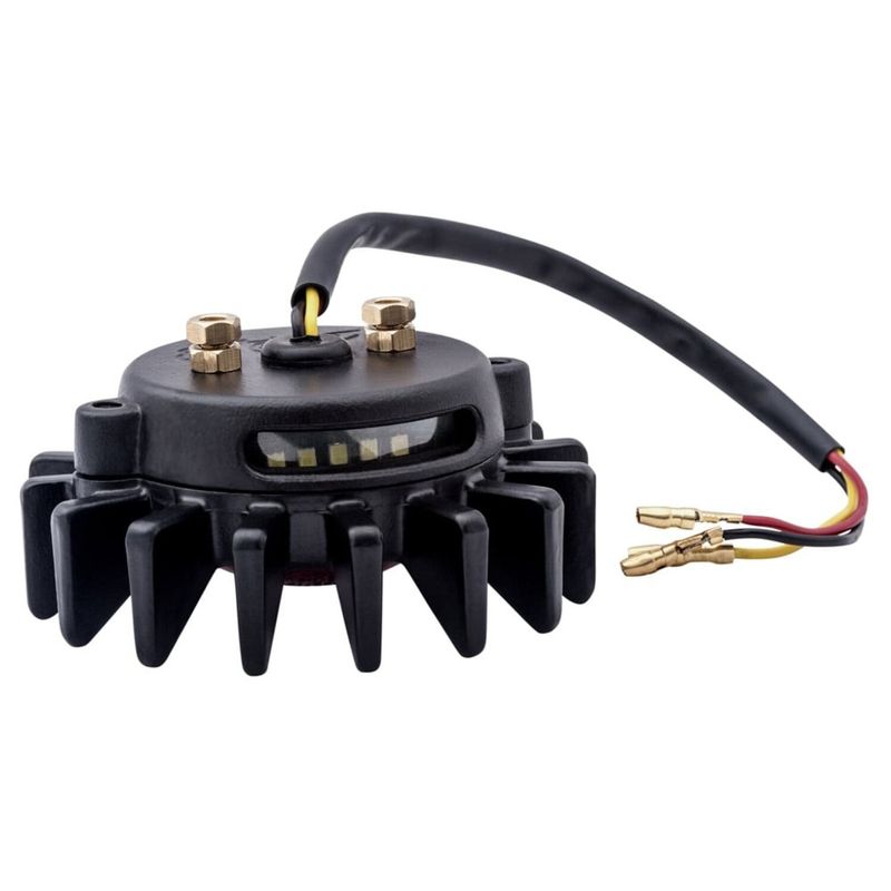 Baklykta Motone Fin LED svart