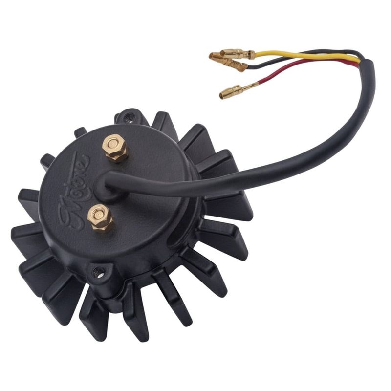 Baklykta Motone Fin LED svart