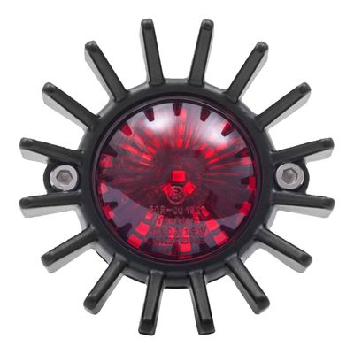 Baklykta Motone Fin LED svart