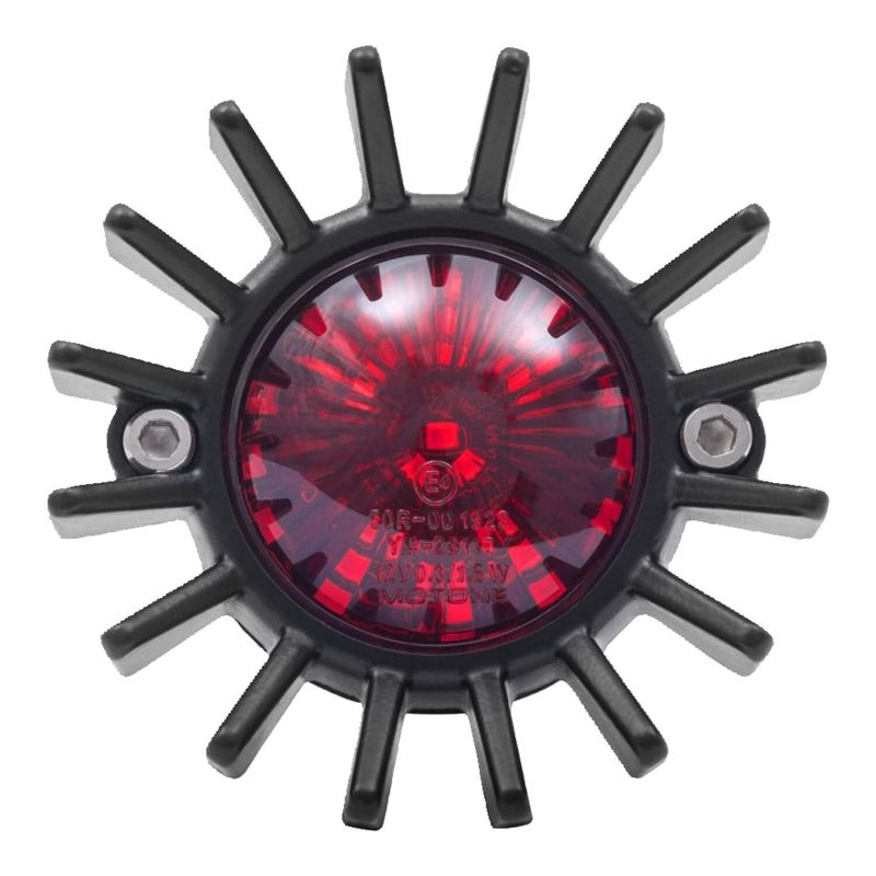 Baklykta Motone Fin LED svart