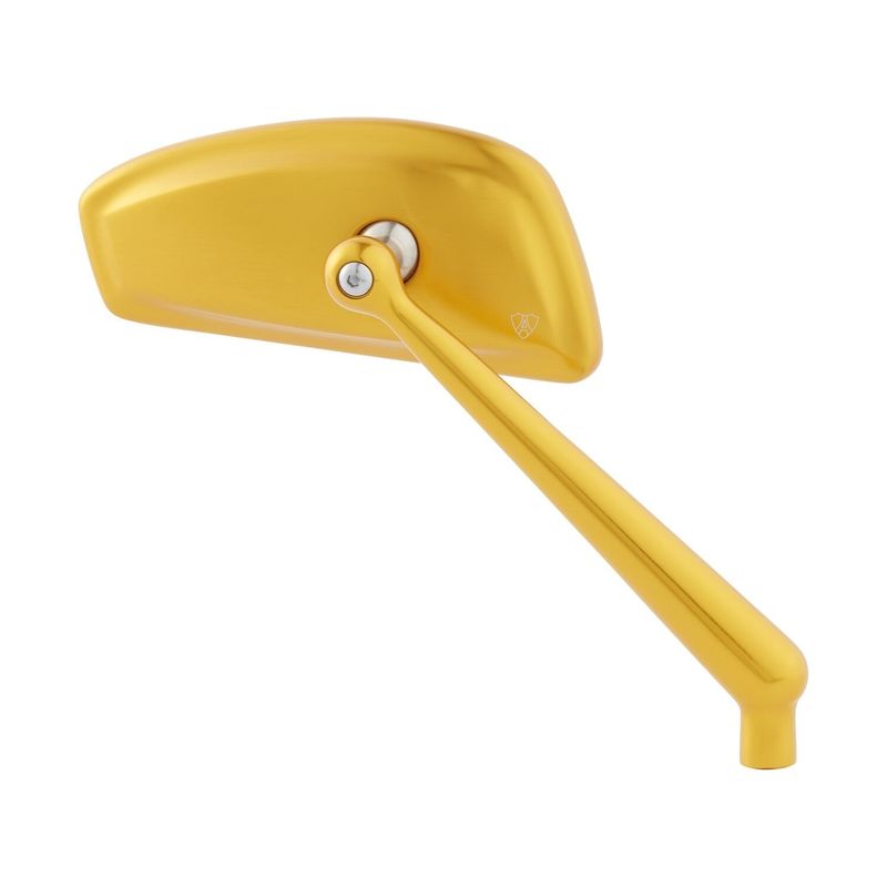 Spegel Arlen Ness Tearchop höger Harley, Indian, metric and guld