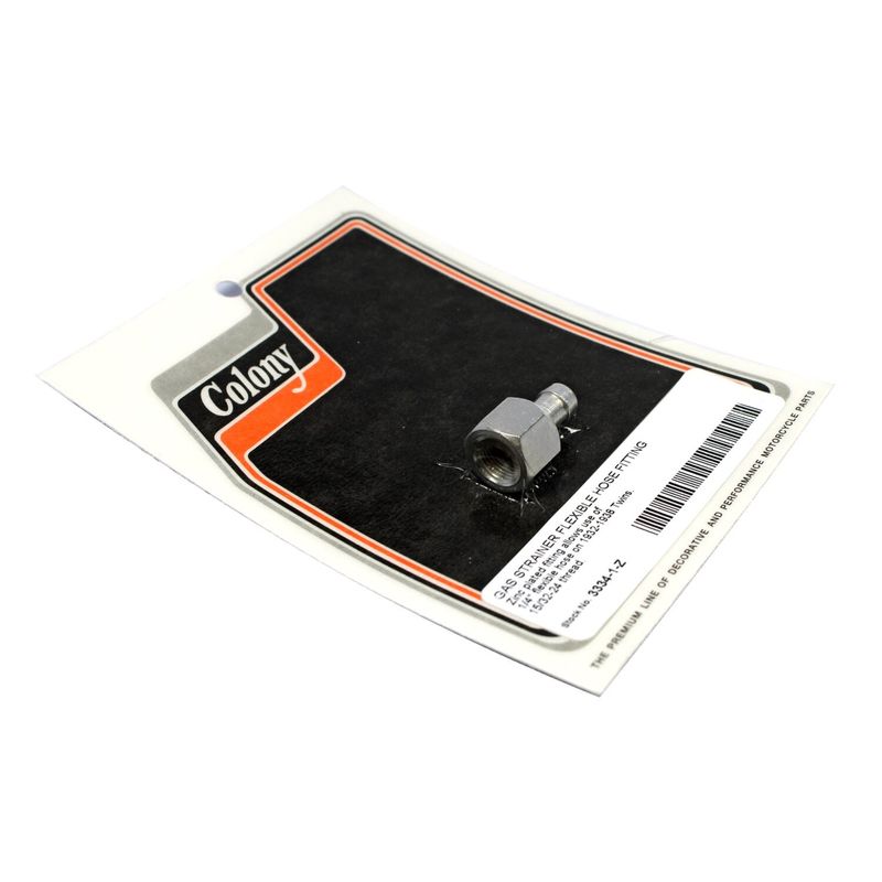 Nippel flexslang bensinfilter Colony förzinkad H-D 32-38
