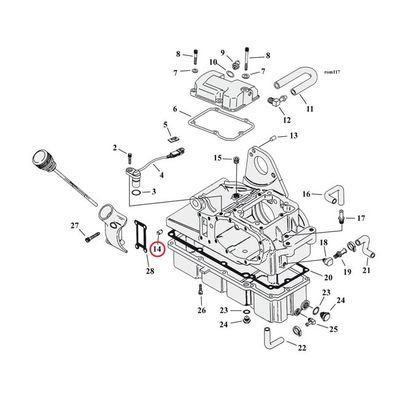 Sprint MCS Transmission housing 4-speed m.fl.