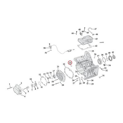 Sprint MCS Transmission housing 4-speed m.fl.