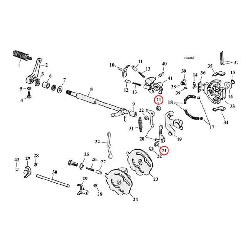 Distans MCS L79-86 4-speed Big Twin