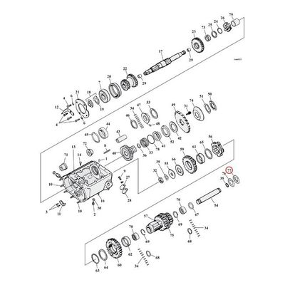 Platta MCS krom Big Twin 36-64