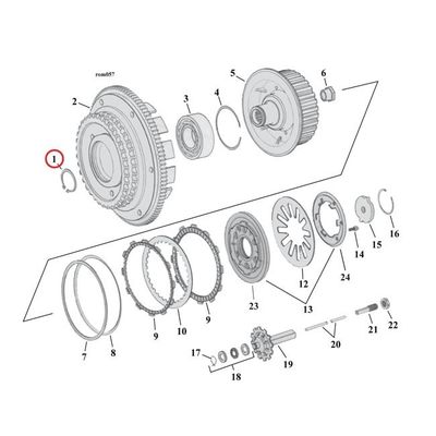 Låsring MCS Big Twin 90-26
