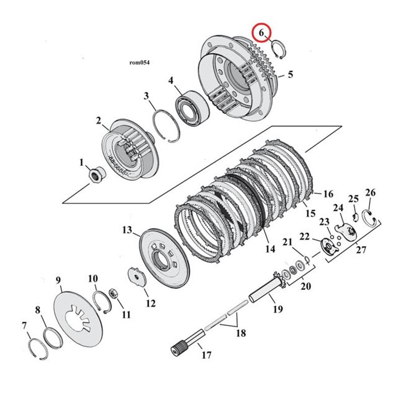 Låsring MCS Big Twin 90-26