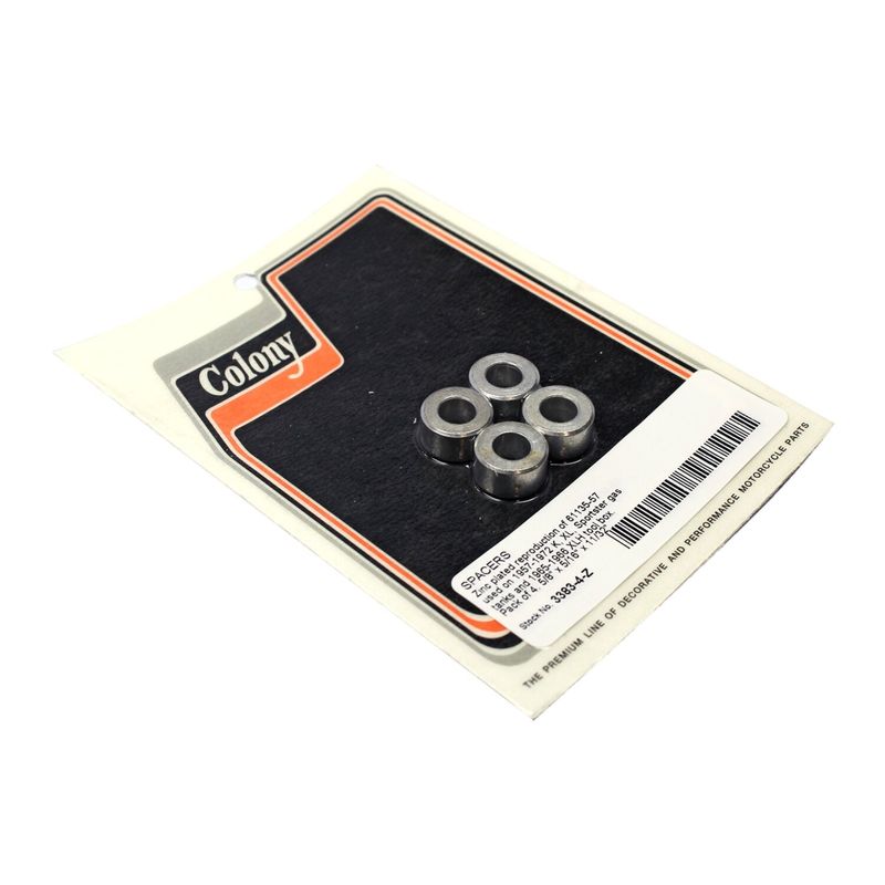 Distans bensintank, verktygslåda Colony förzinkad K, XL Sportster (4-pack)