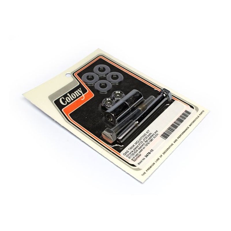 Monteringssats bensintank Colony XLCH, XL Sportster 79-81 krom