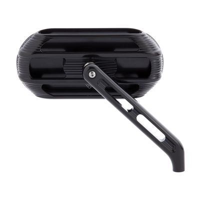 Spegel Arlen Ness Sidekick höger incl hardware for Harley, svart
