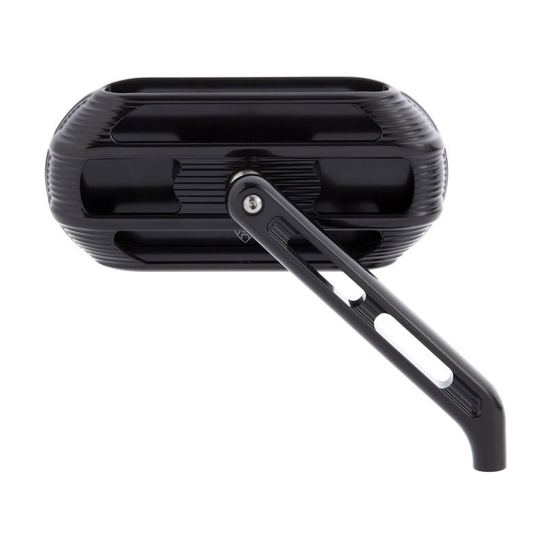 Spegel Arlen Ness Sidekick höger incl hardware for Harley, svart