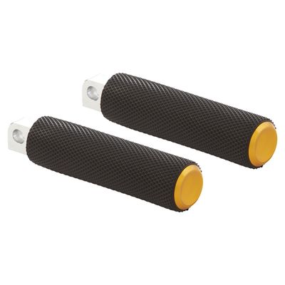 Fotpinnar Arlen Ness Fusion räfflad guld