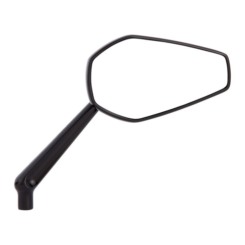 Spegel Arlen Ness billet höger svart incl hardware for Harley,