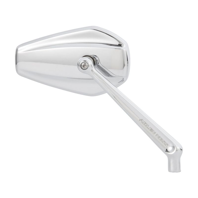 Spegel Arlen Ness billet höger krom incl hardware for Harley,