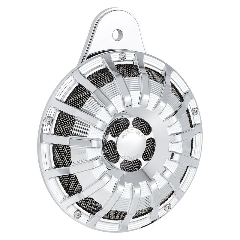 Kåpa signalhorn Arlen Ness 15 krom Big Twin with side mounted horn
