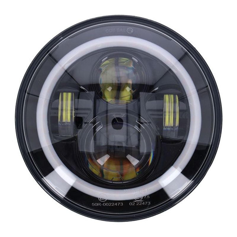 Strålkastare MCS Bright 7" LED svart universal