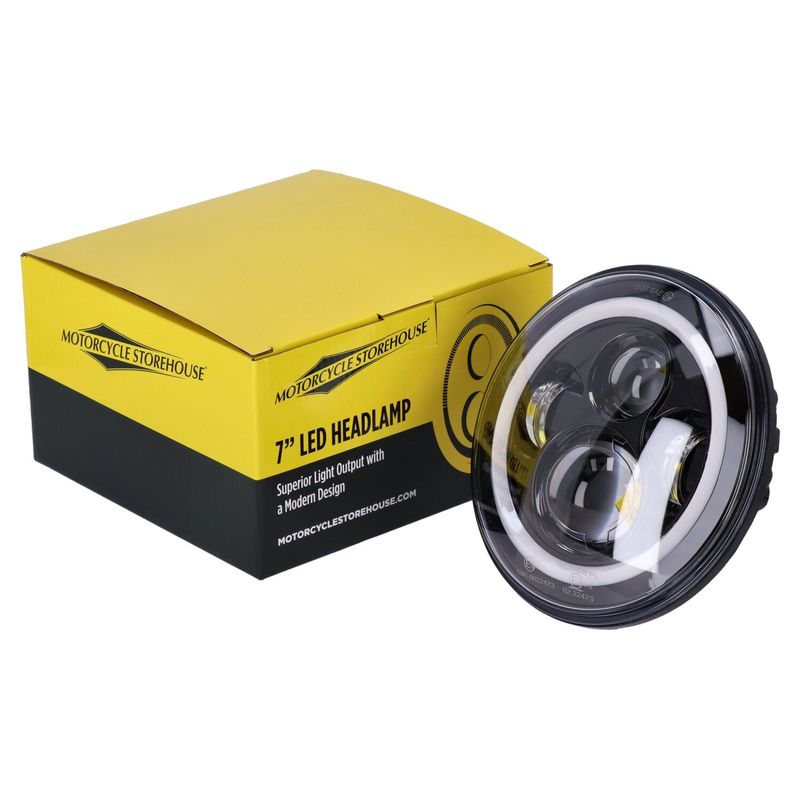 Strålkastare MCS Bright 7" LED svart universal