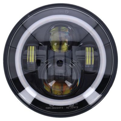 Strålkastare MCS Bright 7" LED svart universal