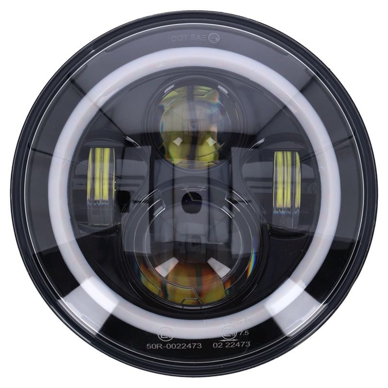 Strålkastare MCS Bright 7" LED svart universal