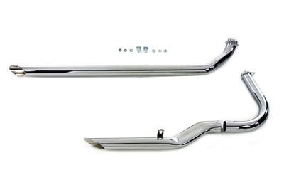 Shotgun dragpipes Shovelhead 3-delat 66-69, 40 långa