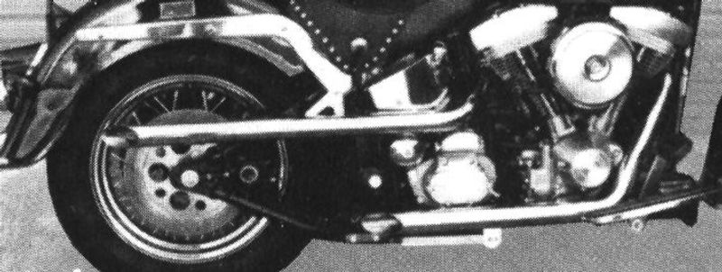 Shotgun dragpipes FXST/FLST 84-06, 40 långa