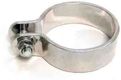 Klammer ljuddämpare 48mm innerdiameter, kromad
