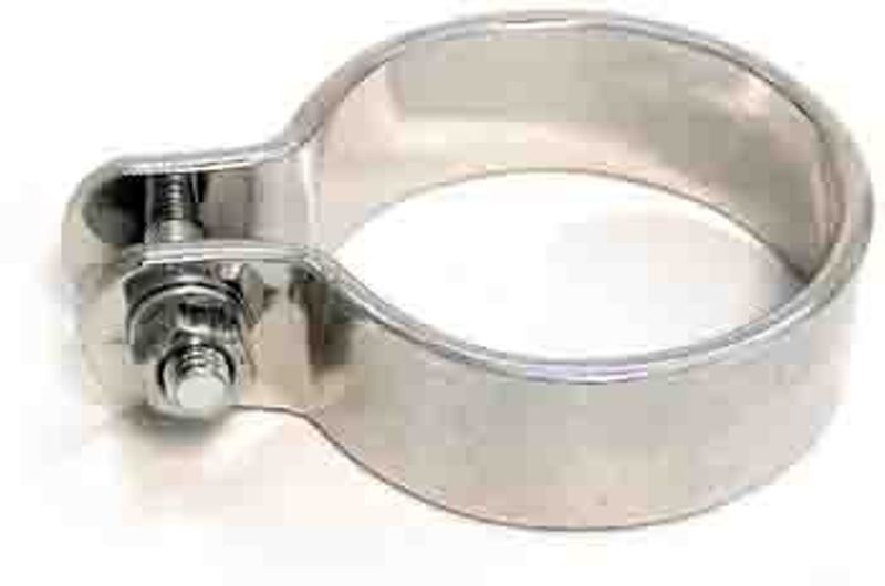 Klammer ljuddämpare 48mm innerdiameter, kromad