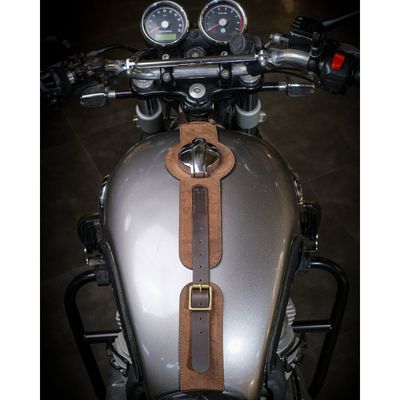 Tankrem Trip Machine Royal Enfield Interceptor/GT 650 tobaksbrun
