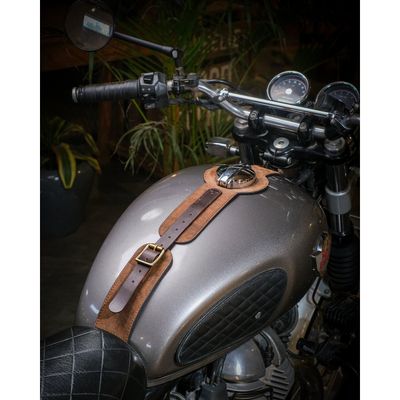 Tankrem Trip Machine Royal Enfield Interceptor/GT 650 tobaksbrun