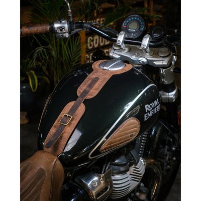 Tankrem Trip Machine Royal Enfield Super Meteor/Shotgun 650 tobaksbrun
