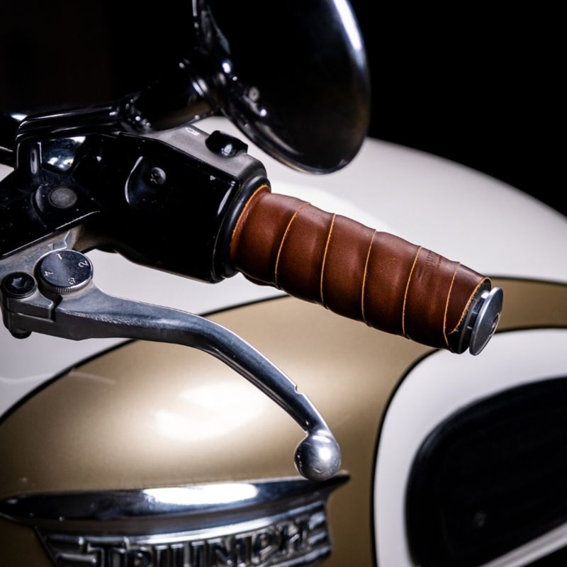Handtag styre Tripmachine Trip Machine Dark läder beige universal